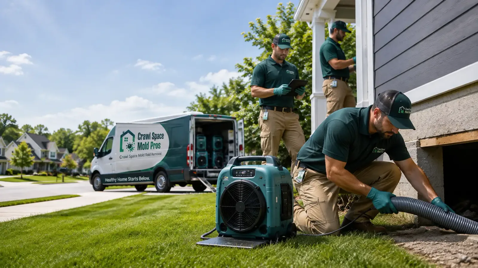 Crawl Space Mold Removal in Blanchard, PA